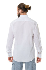 CH199 Men's long-sleeved shirt with a trendy classic look