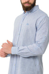 CH199 Men's long-sleeved shirt with a trendy classic look