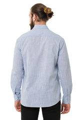 CH199 Men's long-sleeved shirt with a trendy classic look