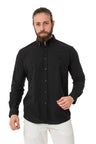 CH199 Men's long-sleeved shirt with a trendy classic look