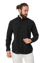 CH199 Men's long-sleeved shirt with a trendy classic look