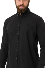 CH199 Men's long-sleeved shirt with a trendy classic look