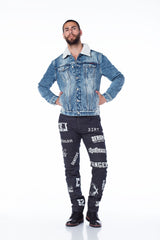 CJ136 Blue Men's Jacket