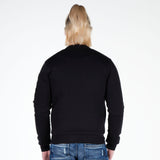 CJ151 Sweat jacket with zipper and lapel