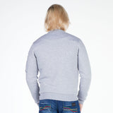 CJ151 Sweat jacket with zipper and lapel