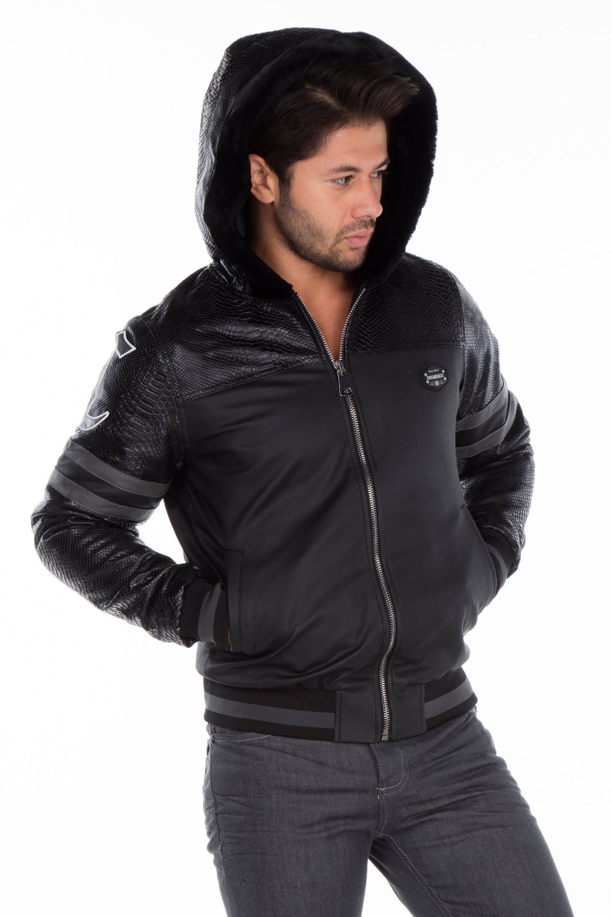 CJ177 Black Men's Jacket