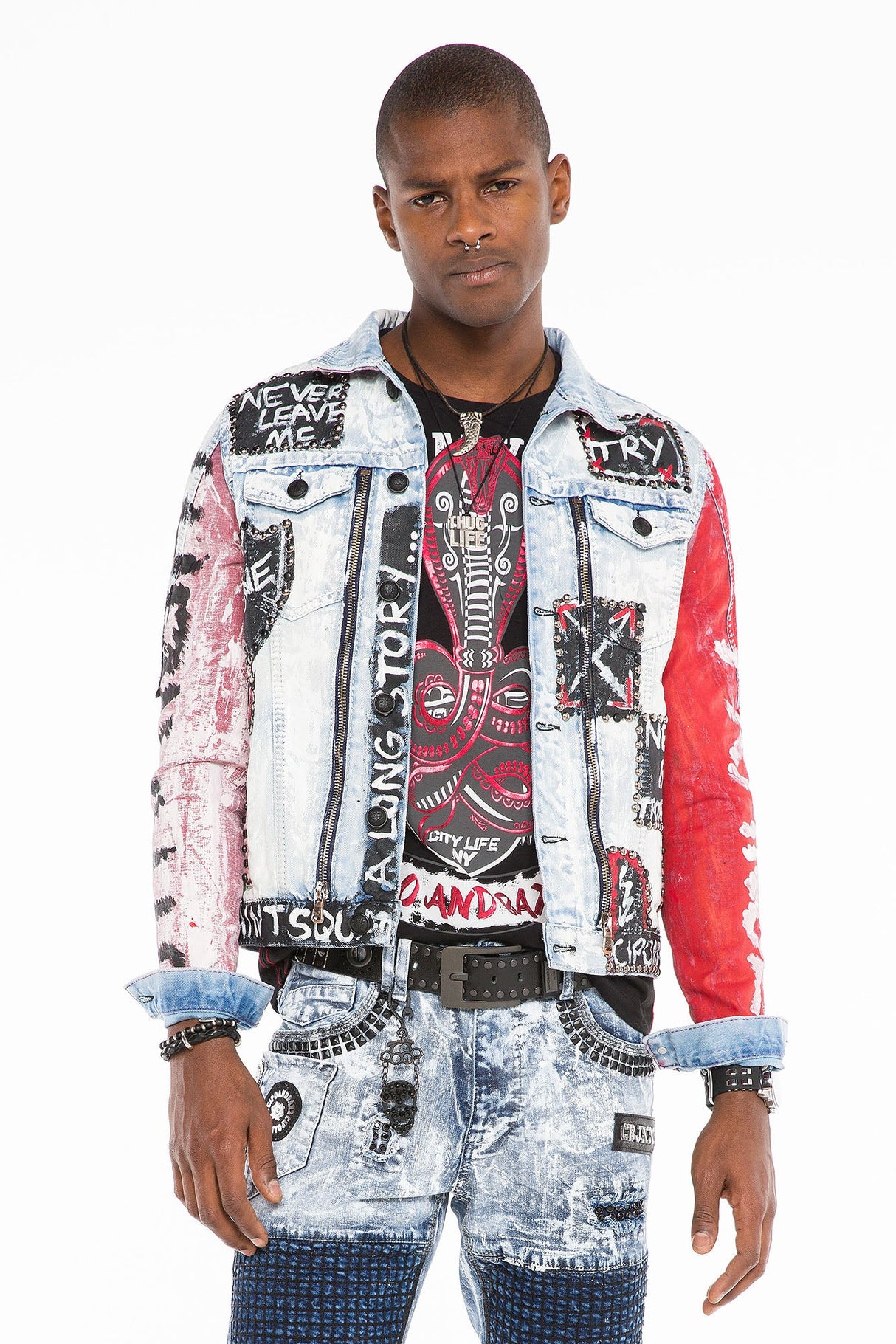 CJ241 Men's Jacket Ice Blue