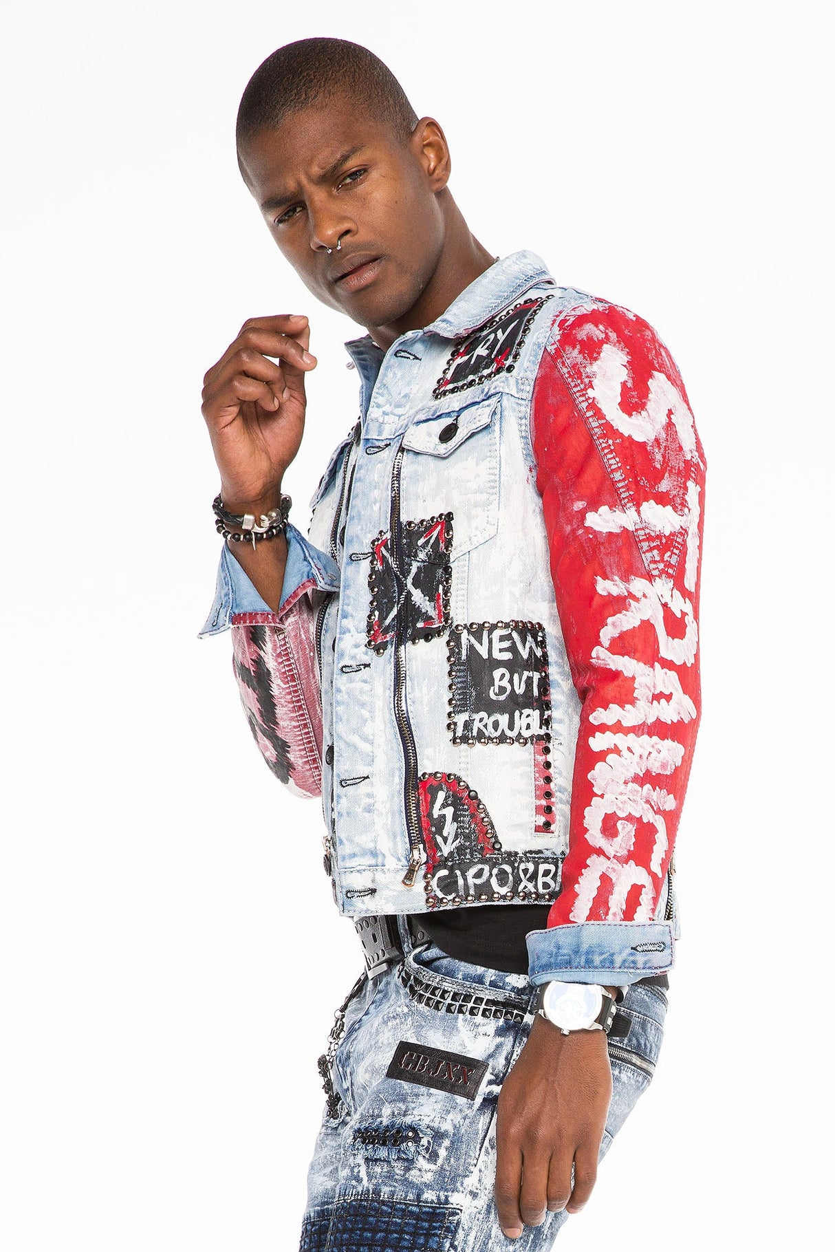 CJ241 Men's Jacket Ice Blue