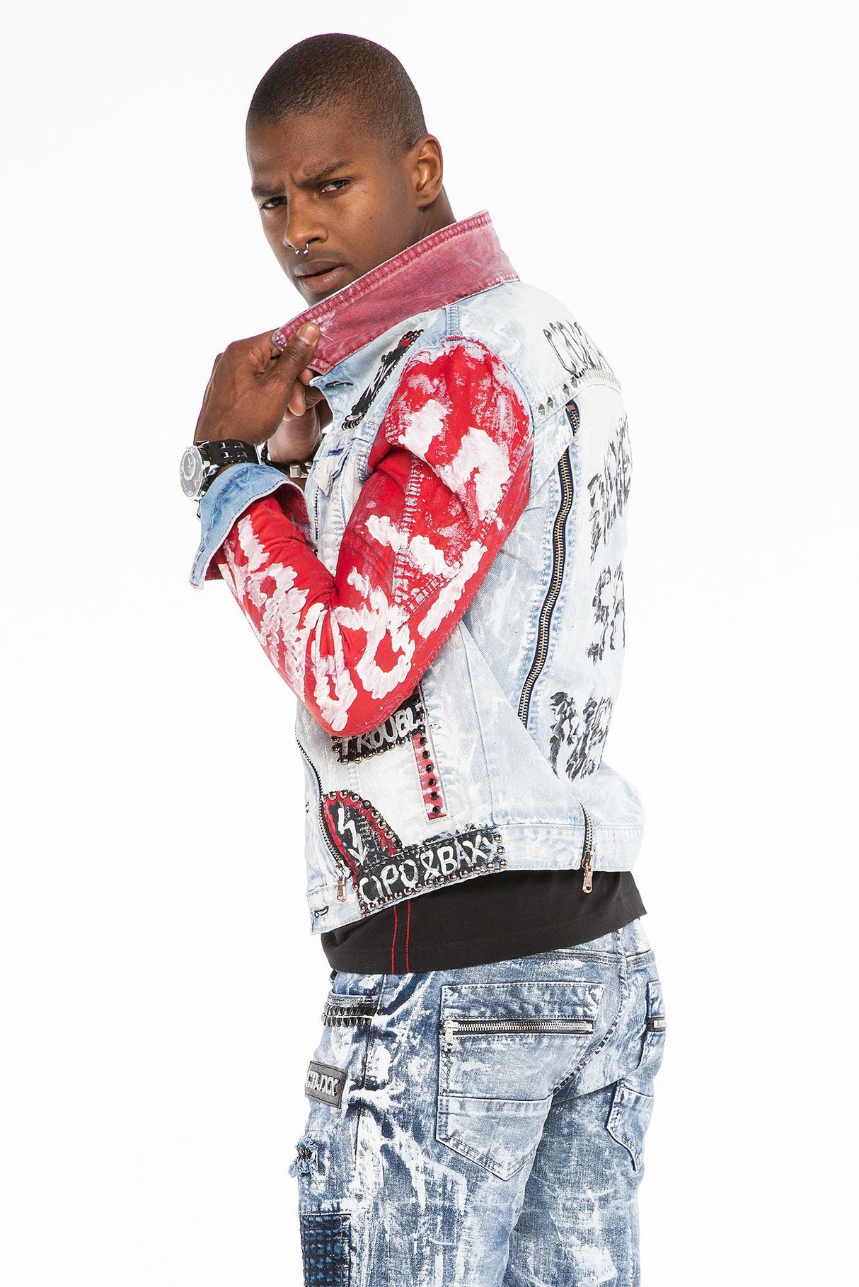 CJ241 Men's Jacket Ice Blue