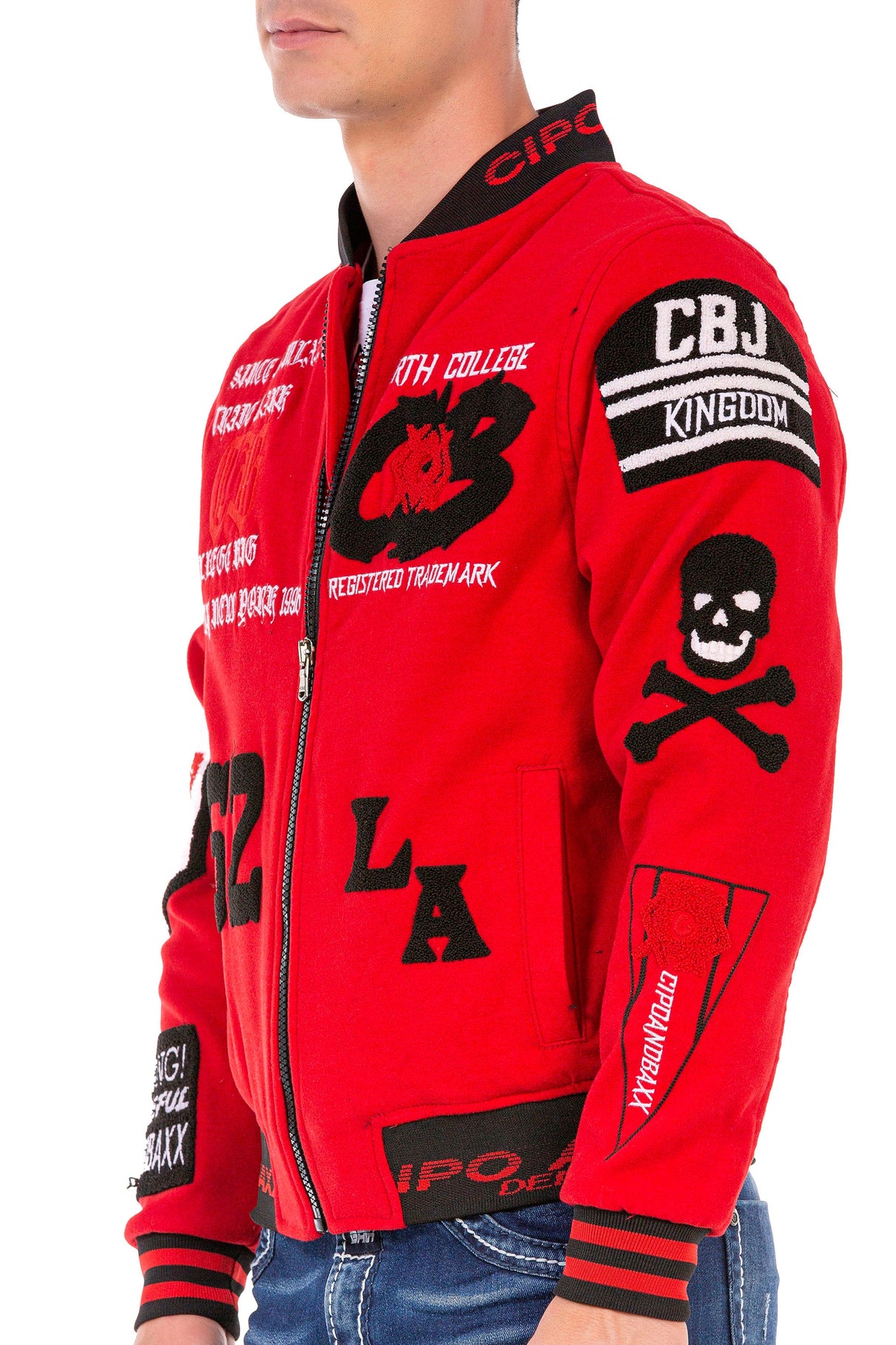 CJ274 Men's Transitional Jacket – College Spirit meets Creative Knitting