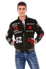 CJ274 Men's Transitional Jacket – College Spirit meets Creative Knitting