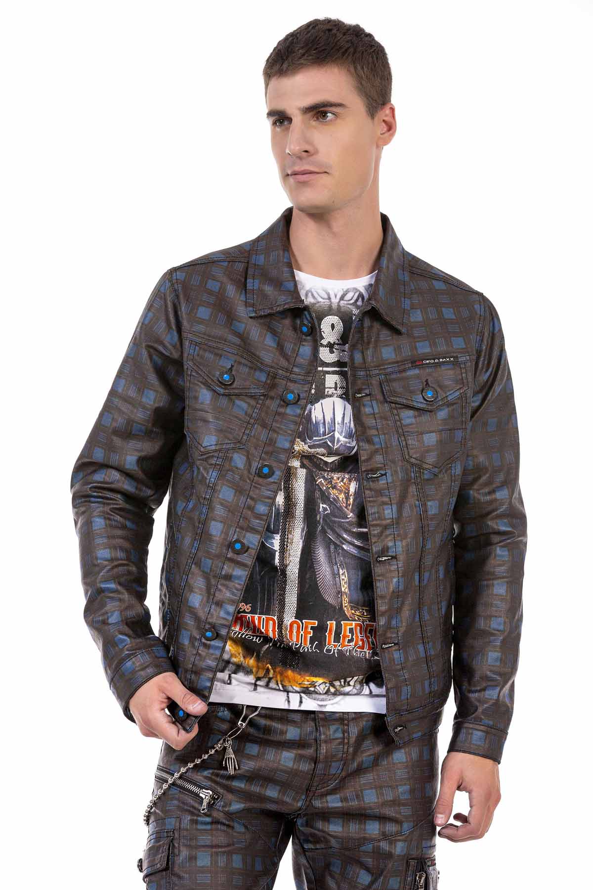 CJ278 Blue Men's Jacket