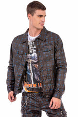 CJ278 Blue Men's Jacket