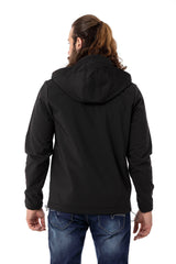 CJ285 Men's Winter Jacket – with detachable hood & striking details