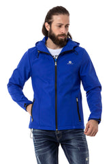 CJ285 Men's Winter Jacket – with detachable hood & striking details