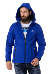 CJ285 Men's Winter Jacket – with detachable hood & striking details