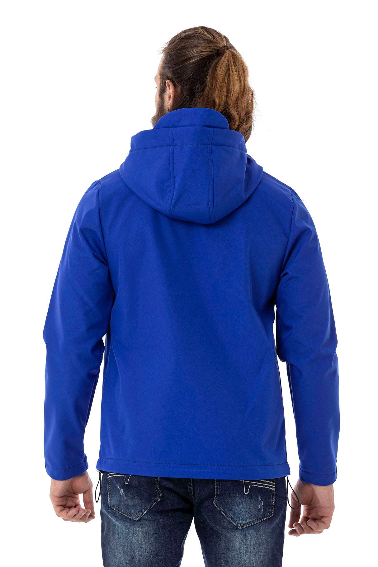 CJ285 Men's Winter Jacket – with detachable hood & striking details