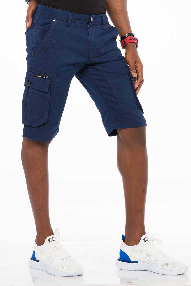 CK188 Men's Capri Shorts with Cargo Pockets