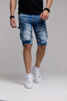 CK189 Men's Capri Shorts with a casual ribbed pattern