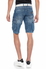 CK215 Men's Capri Shorts with Cargo Pockets