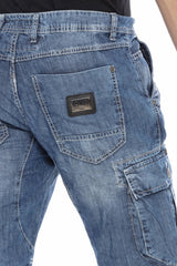 CK215 Men's Capri Shorts with Cargo Pockets
