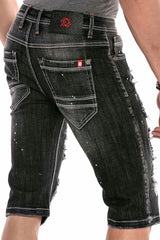 CK241 Men's Capri Shorts with cool cut-outs