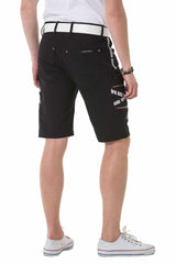 CK253 Men's Capri Shorts with trendy cargo pockets