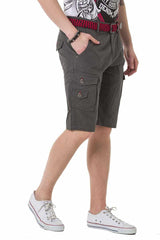 CK265 Men's Capri Shorts with practical cargo pockets