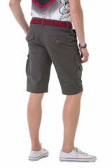 CK265 Men's Capri Shorts with practical cargo pockets