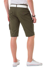 CK265 Men's Capri Shorts with practical cargo pockets