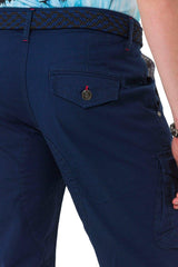 CK265 Men's Capri Shorts with practical cargo pockets