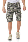 CK286 Men's Capri pants in a casual camouflage pattern