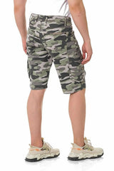 CK286 Men's Capri pants in a casual camouflage pattern