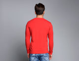 CL136 – Long-sleeved shirt with print, cotton & elastane
