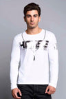CL136 – Long-sleeved shirt with print, cotton & elastane