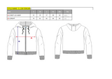 CL238 Men's Sweat Jacket with Unusual Hem