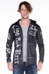 CL256 Men's Sweat Jacket with Cool Prints