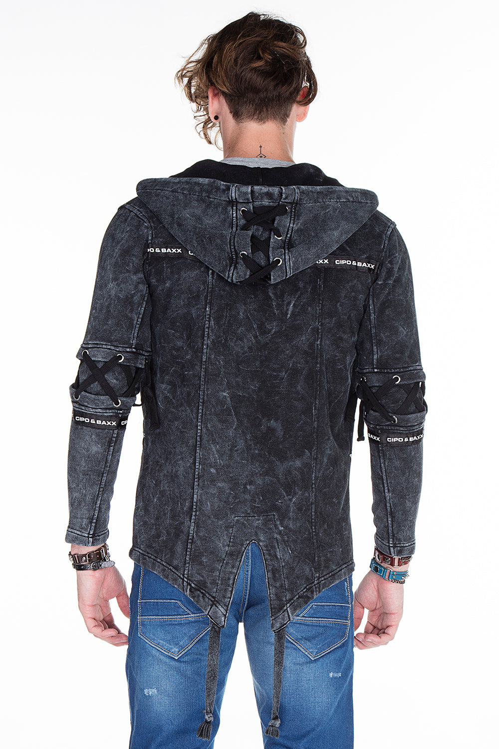 CL257 Men's hooded sweatshirt