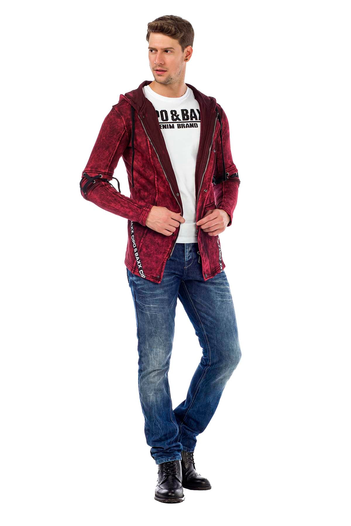 CL257 Men's hooded sweatshirt