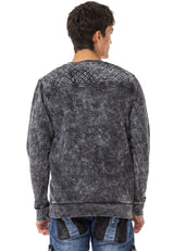 CL266 Men's sweatshirt with a great wash