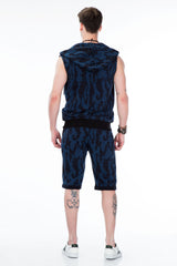 CL297 Men's softshell vest with trendy hood