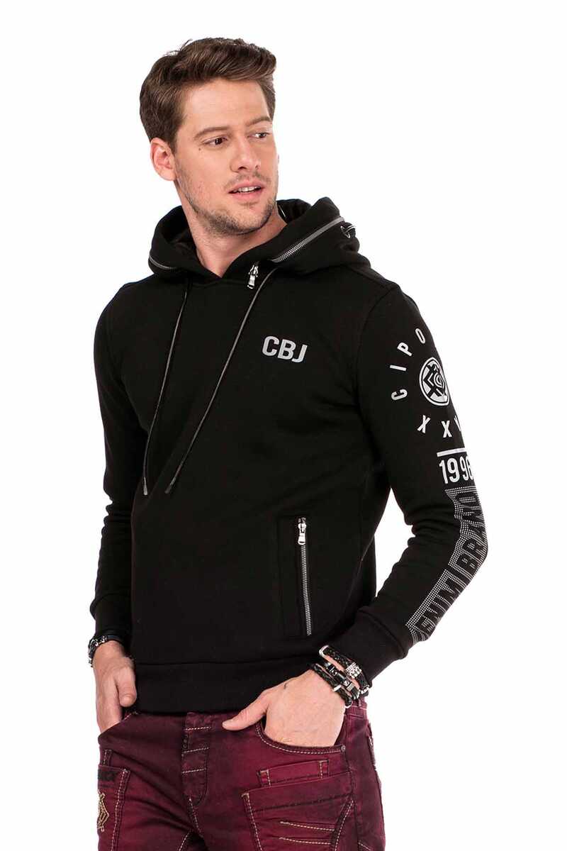 CL303 Men's hooded sweatshirt in a cool look