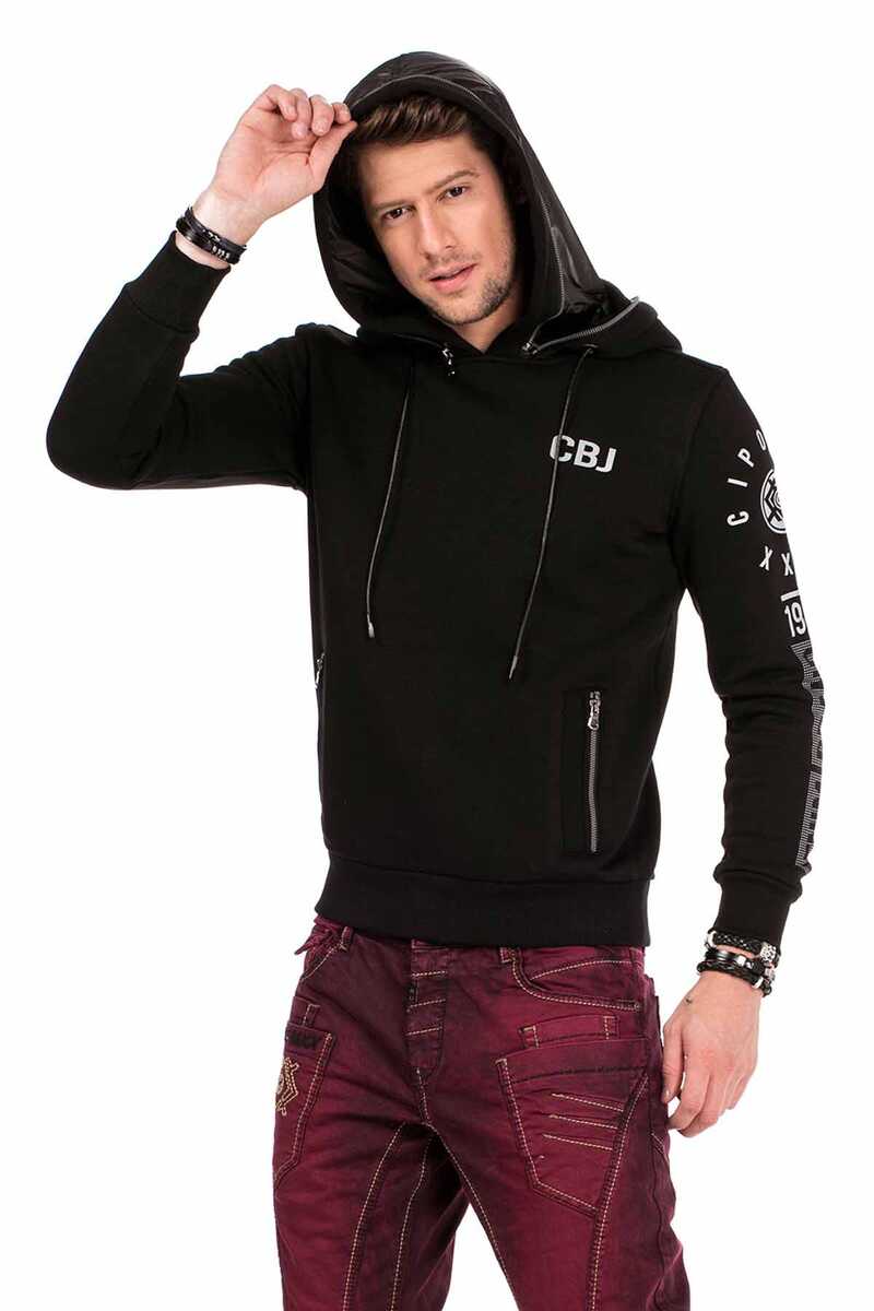 CL303 Men's hooded sweatshirt in a cool look