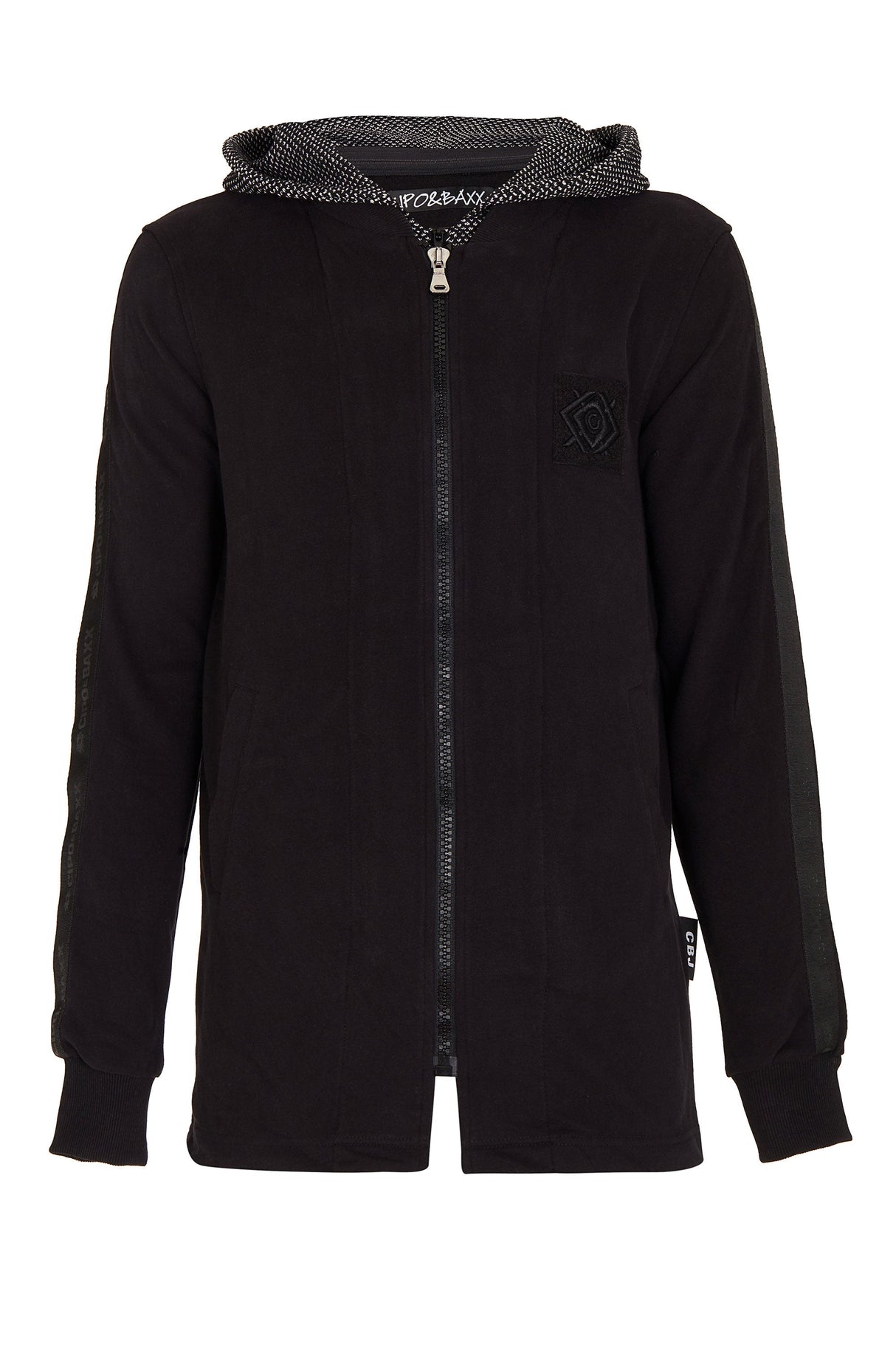 CL305 Men's Sweat Jacket with Layered Look