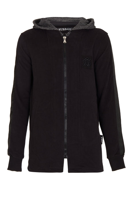 CL305 Men's Sweat Jacket with Layered Look