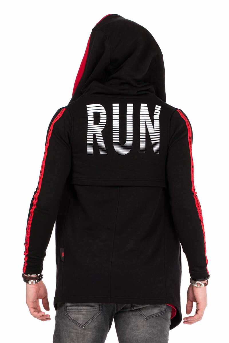CL306 Men's Sweat Jacket with Practical Hood