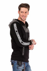 CL311 Men's hooded sweatshirt with soft teddy plush