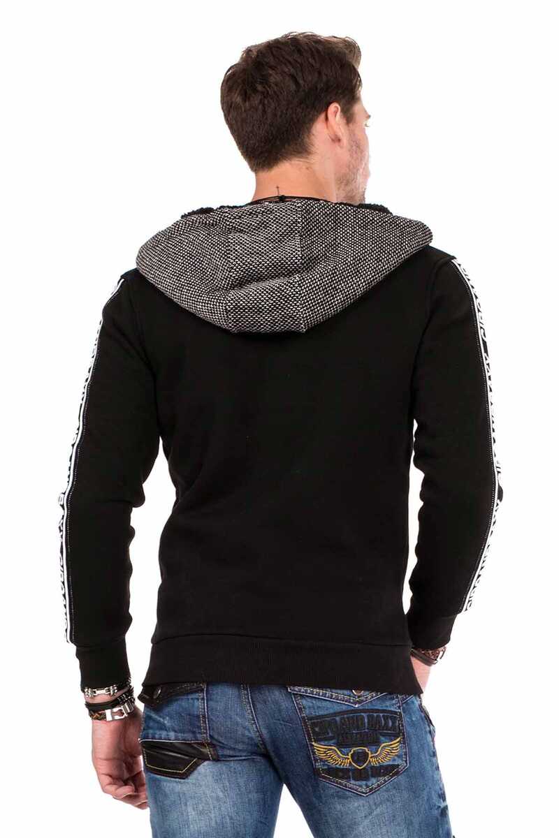 CL311 Men's hooded sweatshirt with soft teddy plush