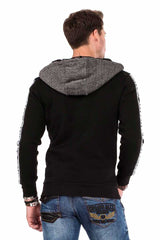 CL311 Men's hooded sweatshirt with soft teddy plush