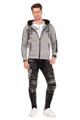 CL312 Men's Sweat Jacket with Nautical Elements